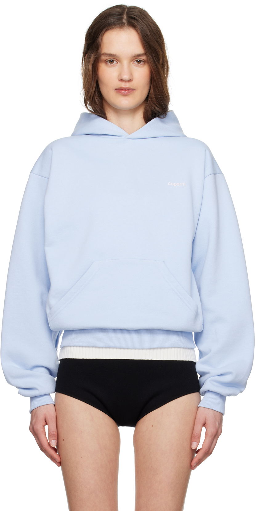 Світшоти Coperni Coperni Horn Hoodie Синій | COPJS15BISF5035