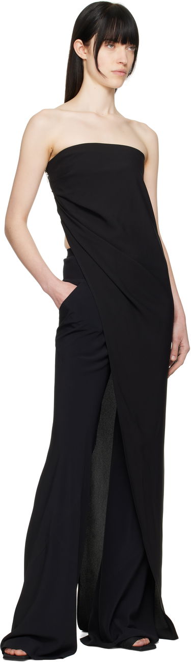 плаття Rick Owens Rick Owens Hollywood Lido Draped Strapless Top чорний | RP01E7135 Y, 3