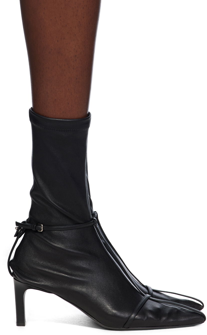 Одяг Jil Sander Jil Sander Stretch Nappa Ankle Boots чорний | J15WU0085_P7083