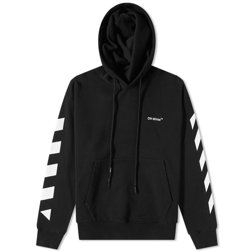 Світшоти Off-White Diagonal Helvetica Oversized Hoody чорний | OMBB037C99FLE0011001