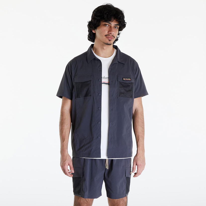 Сорочка Columbia Painted Peak Woven Short Sleeve Shirt Shark темно-синій | 2074541011