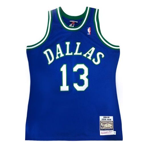 Джерсі Mitchell & Ness Mitchell & Ness Dallas Mavericks Basketball Jersey Синій | AJY4AC19092-DMAROYA98SNA