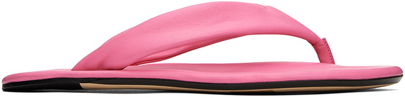 Кросівки та взуття BY FAR BY FAR Dasha Leather Thong Sandals Рожевий | 23SSDASLPPNAP