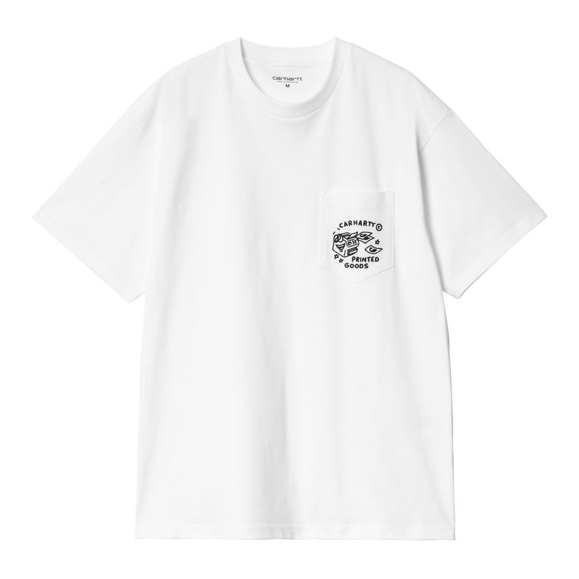 Футболка Carhartt WIP Pocket Graphic T-Shirt білий | I034407_9
