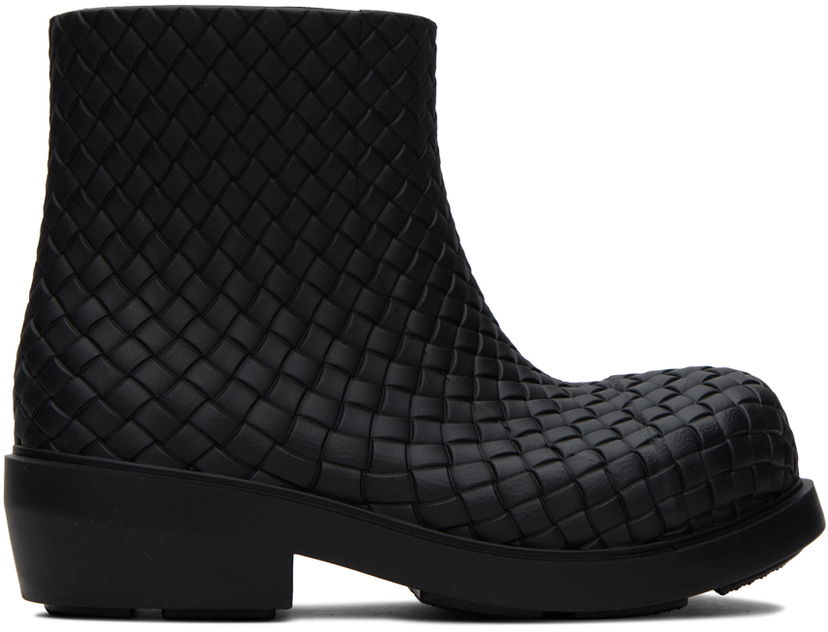 Кросівки та взуття Bottega Veneta Bottega Veneta Fireman Boots чорний | 763725 V3OE0