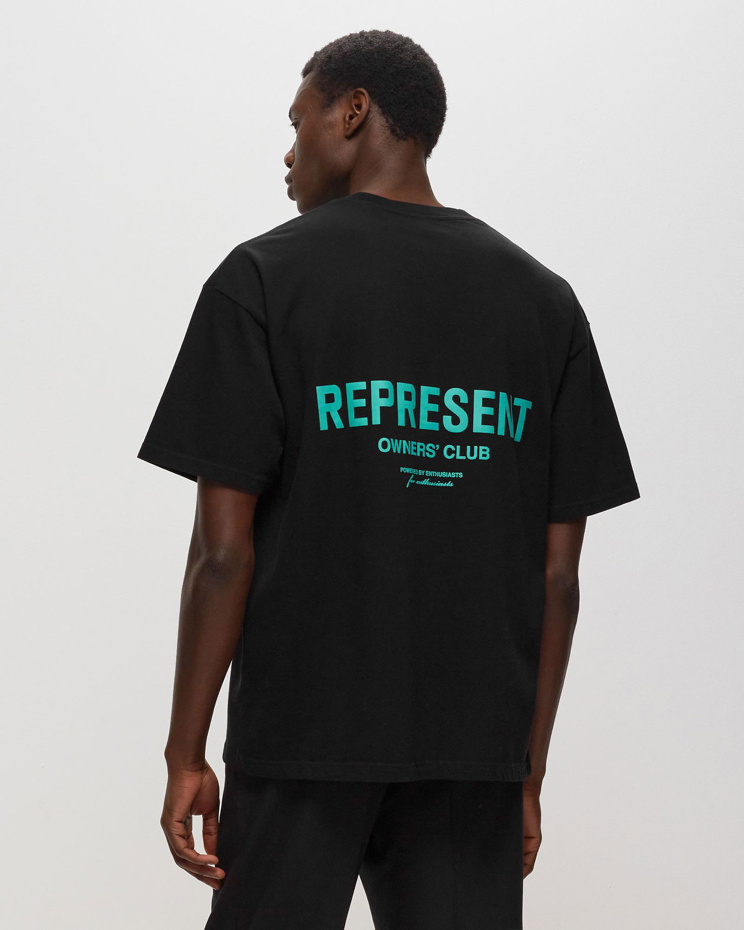 Футболка Represent Clo Represent EXCLUSIVE BSTN X REPRESENT OWNERS CLUB TEE чорний | MT4007-450, 1
