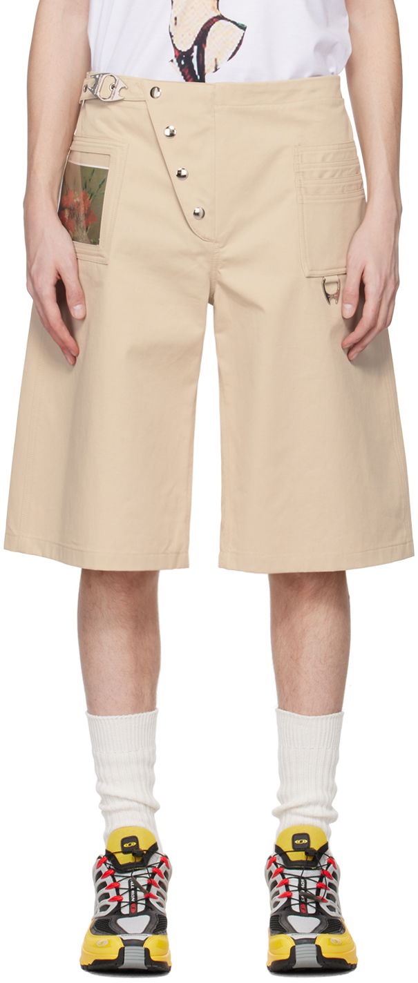 Шорти Chopova Lowena Chopova Lowena Miller Wallet Shorts бежевий | 4078