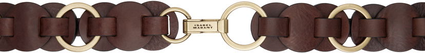 Ремені ISABEL MARANT Isabel Marant Lota Leather Belt Коричневий | CE344CFA-C2B04A