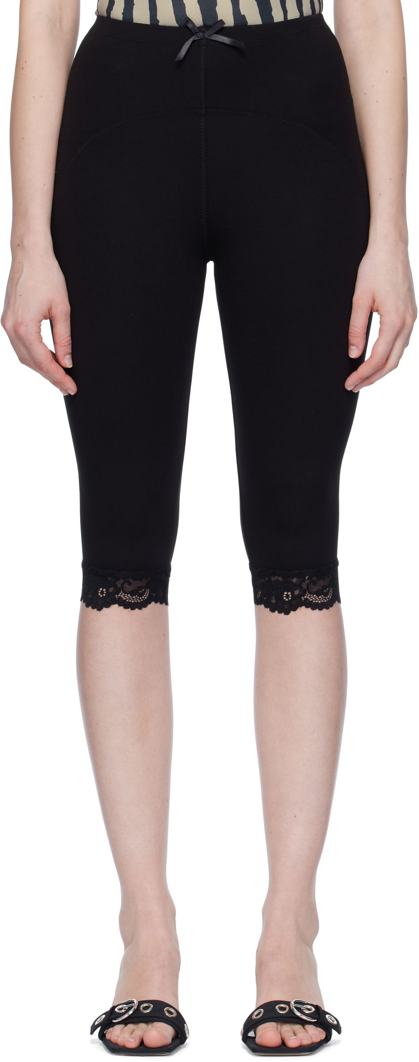 Легінси Miaou Miaou Billy Capri Short Leggings чорний | 3012PONBLK