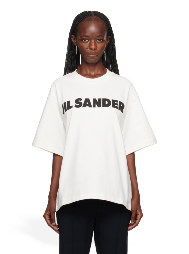 Футболка Jil Sander Printed T-Shirt білий | J02GC0001_J45047