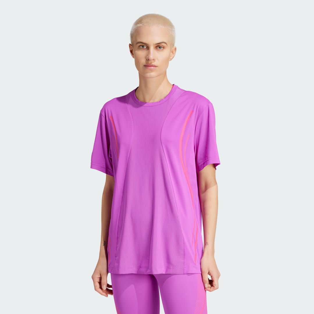Футболка adidas Performance Stella McCartney x TruePace Running Фіолетовий | IW1149, 0