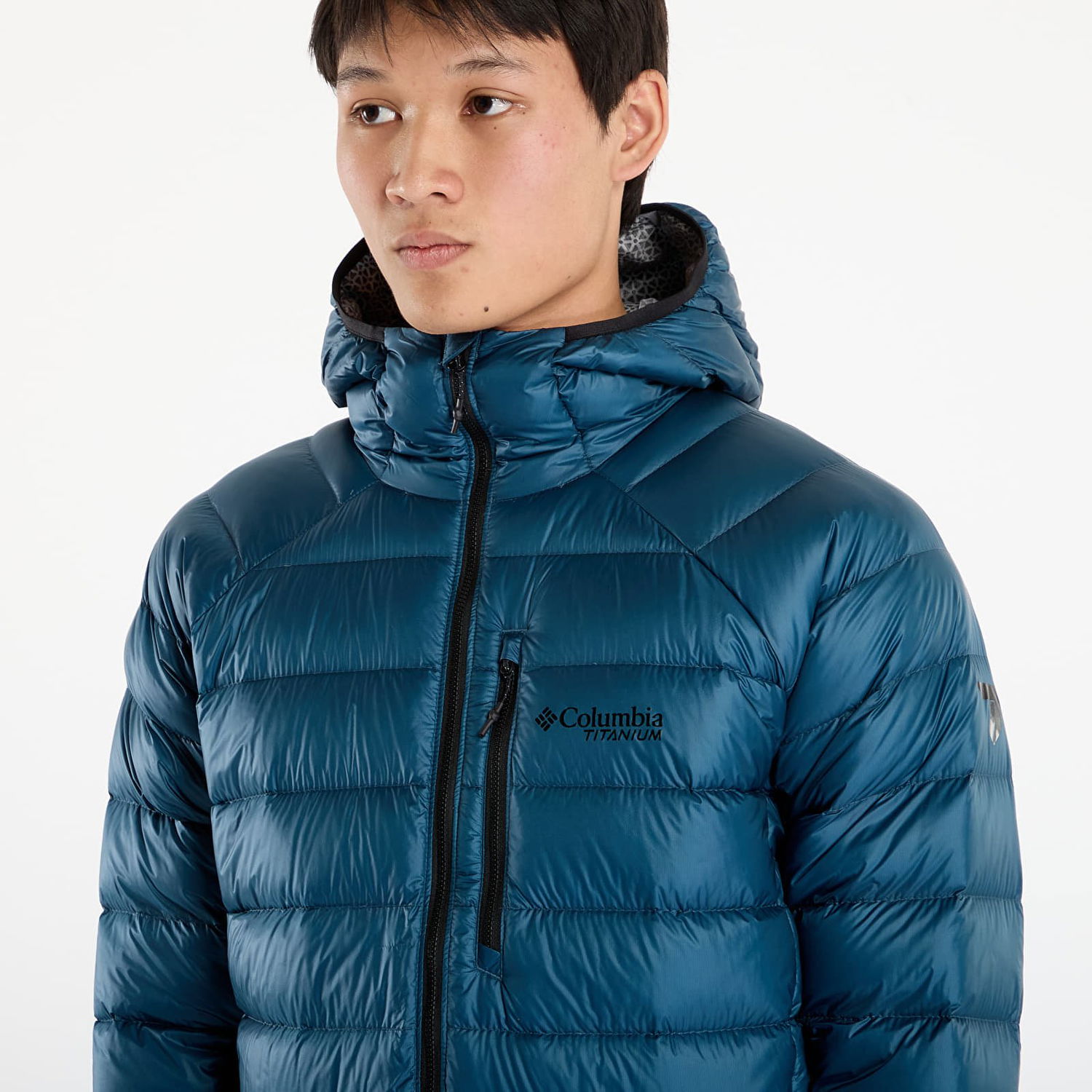 Пуховик Columbia Arctic Crest™ Down Hooded Jacket Бірюзовий | 2088774429, 1