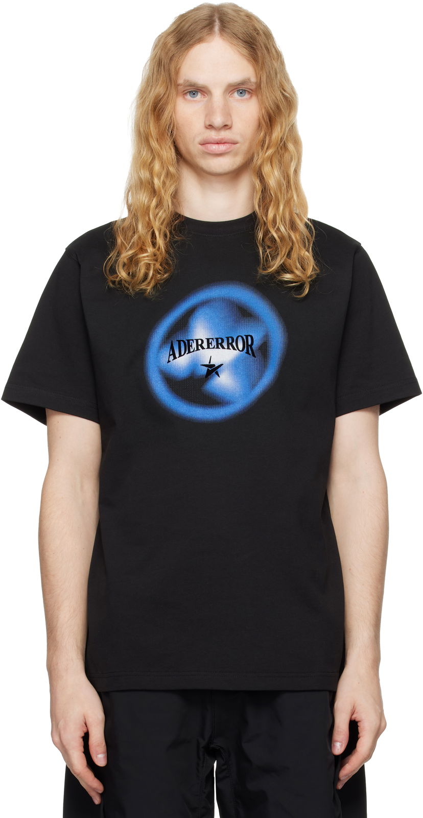Футболка ADER ERROR Black Graphic T-Shirt чорний | BN01FWTS0110BK