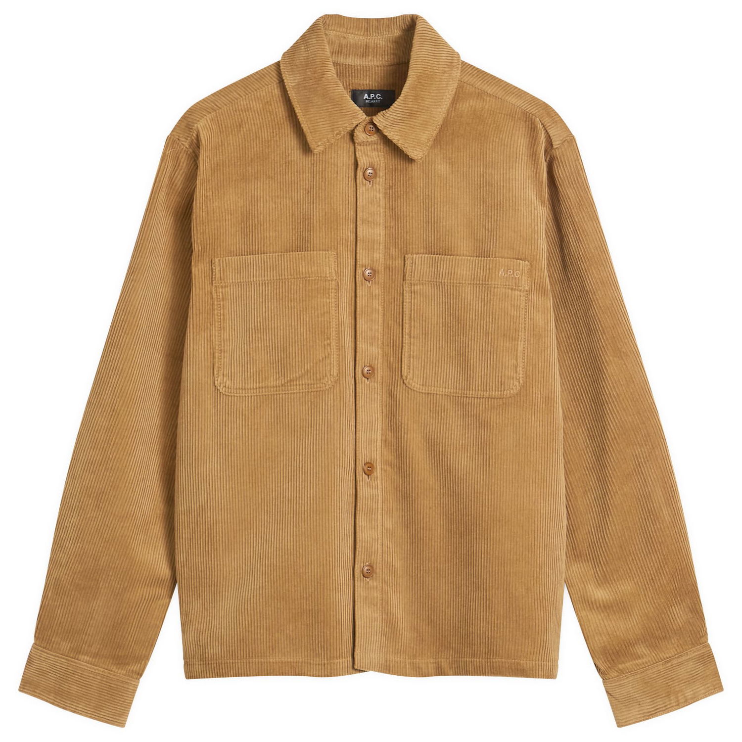 Сорочка A.P.C. A.P.C. Leon Corduroy Overshirt Коричневий | COHBB-H32019-CAA, 0