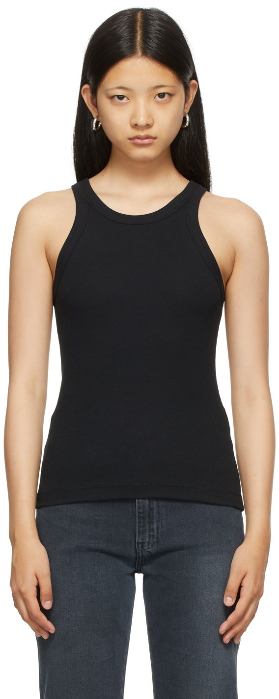 Безрукавка TOTEME TOTEME Curved Rib Tank Top чорний | 211-437-772