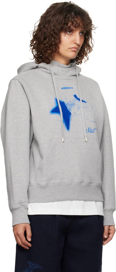 Світшоти ADER ERROR Star Print Hoodie Сірий | BN01FWHD0103GR, 1