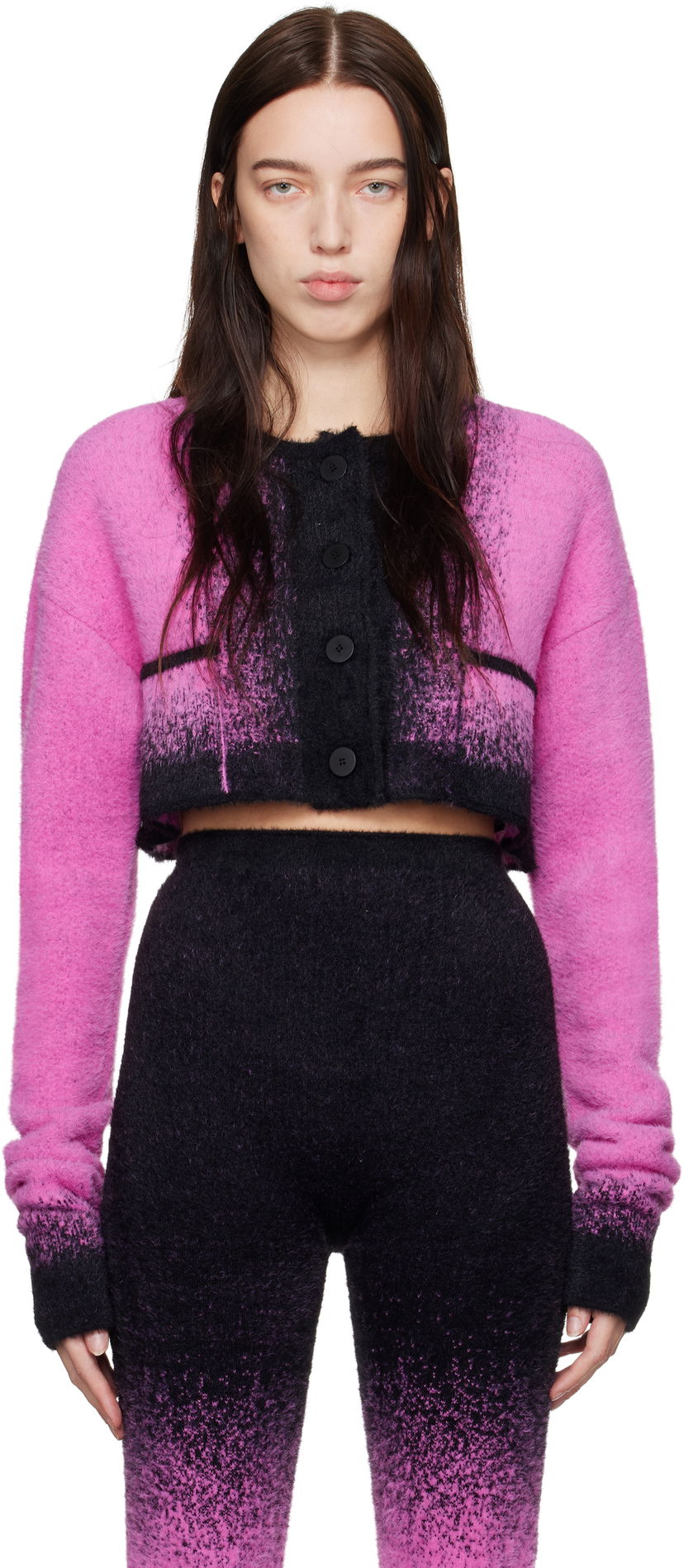 Cветр Ottolinger Ottolinger Boxy Knit Cardigan Рожевий | 1070601321