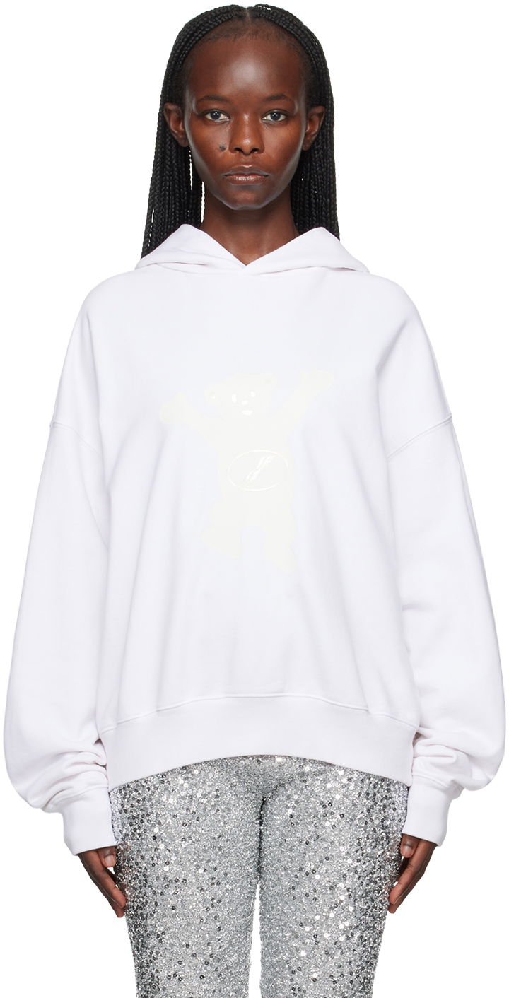 Світшоти We11done We11done Printed Hoodie білий | WD-TH3-22-727-U-IV