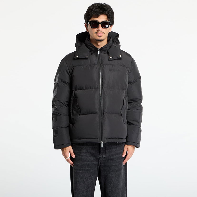 Пуховик Off-White Diag Arrow Down Jacket чорний | OMED066F25FAB0011010