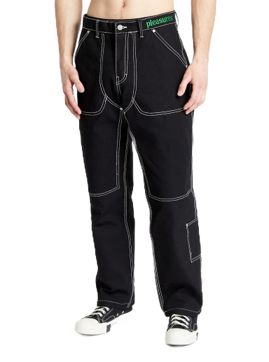 Штани Pleasures Ultra Utility Pants чорний | P23W031 BLACK