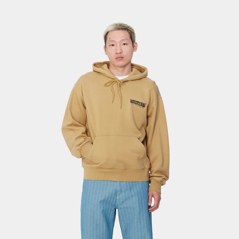Світшоти Carhartt WIP Stone Washed Relaxed Fit Hoodie бежевий | I033621_9