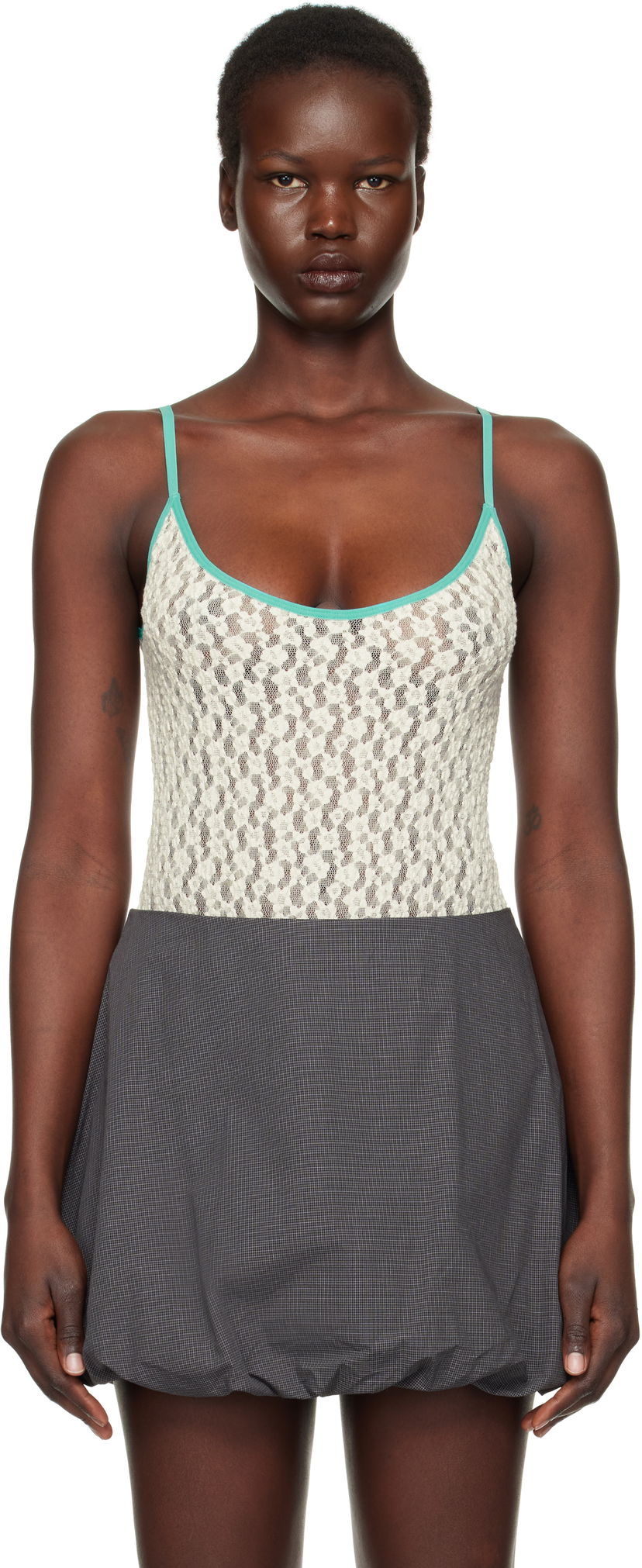 плаття Baserange Baserange Musial Bodysuit with Bubble Hem Skirt Різнокольоровий | ONMU-LA-SP25