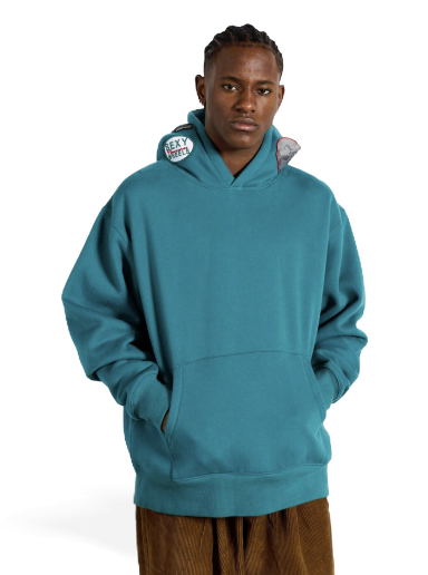 Світшоти Pleasures Worms Hoodie Бірюзовий | P23F022-GREEN