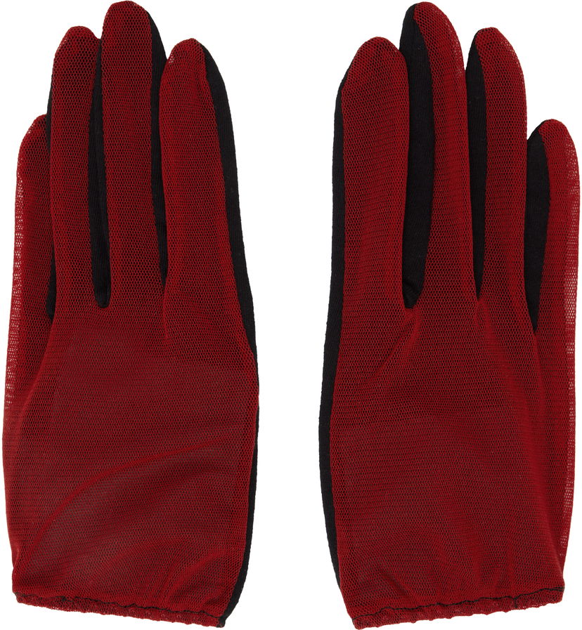 Рукавички Yohji Yamamoto Yohji Yamamoto Short Combi Gloves Червоний | FP-W02-063