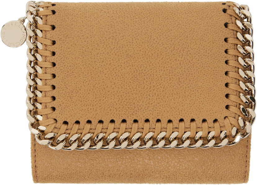 Гаманець Stella McCartney Small Chain Flap Wallet бежевий | 431000WP0404