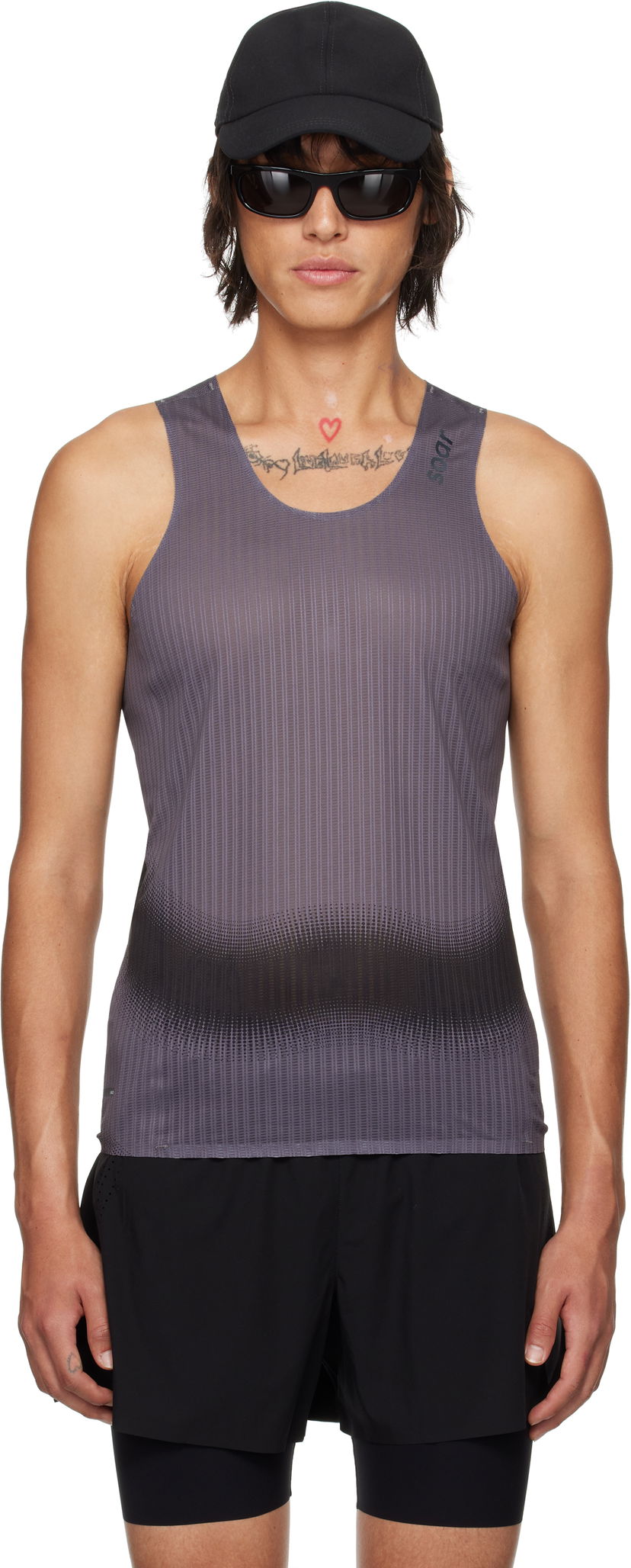 Безрукавка Soar Running Soar Race Running Tank Top Сірий | SV1M-BLK/GREY