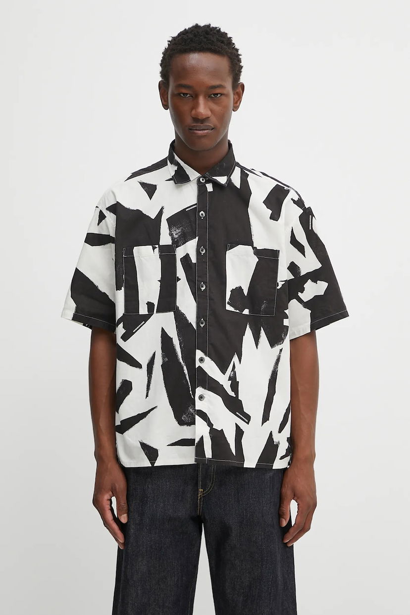 Сорочка Neighborhood NEIGHBORHOOD Abstract Pattern Relaxed Fit Shirt Різнокольоровий | 251TSNH.SHM13