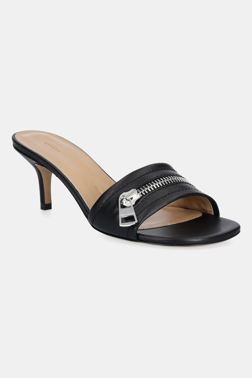 Кросівки та взуття JW Anderson Biker Heel Sandals чорний | SN0105.LA0268