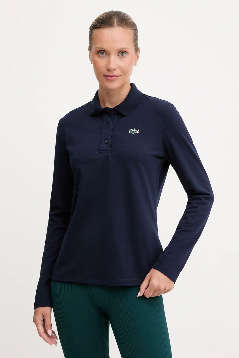 Сорочка поло Lacoste Lacoste Long Sleeve Polo Shirt темно-синій | PF4567