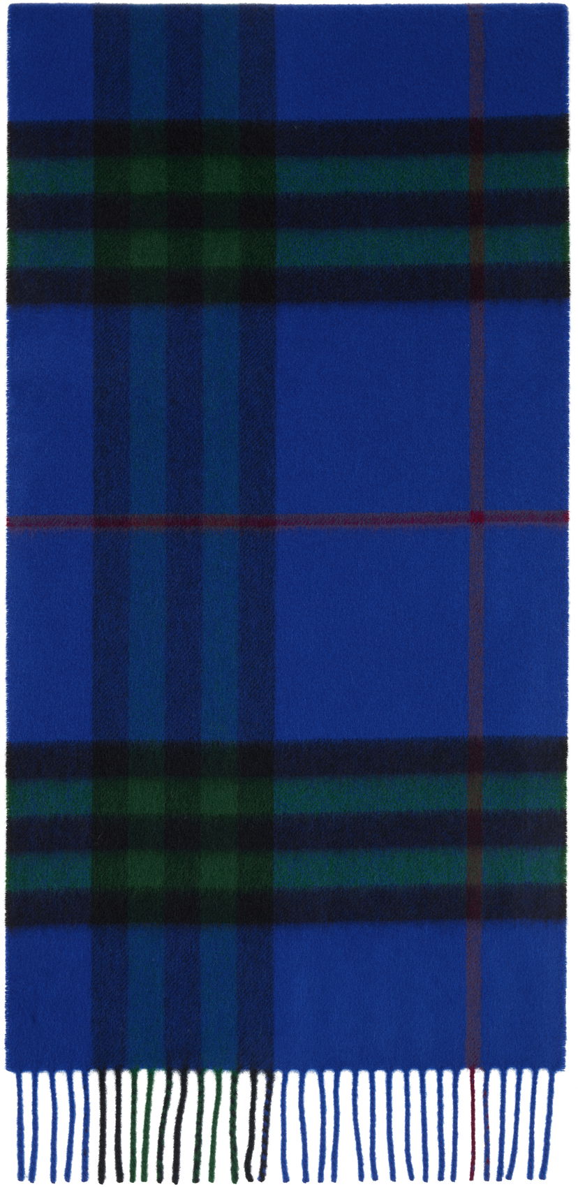 Шарф Burberry Burberry Check Cashmere Scarf Синій | 8112630