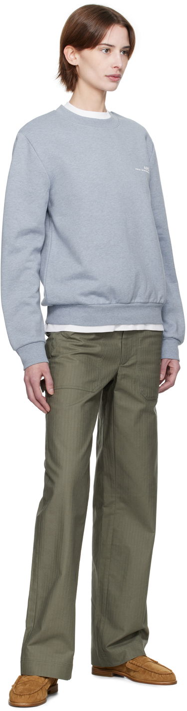 Світшоти A.P.C. A.P.C. Standard Item Overdye Sweatshirt Синій | COHBP-M27939, 3