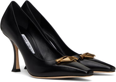 Кросівки та взуття Jimmy Choo Jimmy Choo Ryker 90 Pointed-Toe Pumps чорний | RYKER 90 BXK, 3