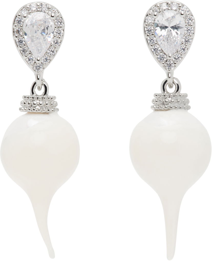 Сережки Ottolinger Ottolinger Diamond Drop Earrings білий | 125901425E01