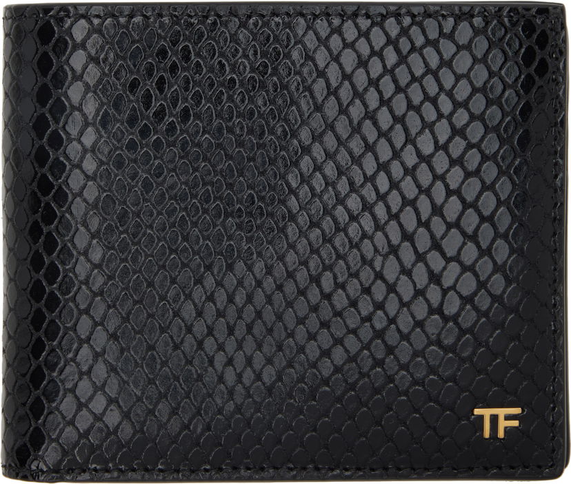 Гаманець Tom Ford TOM FORD Printed Python Classic Bifold Wallet чорний | YM228-LCL471G