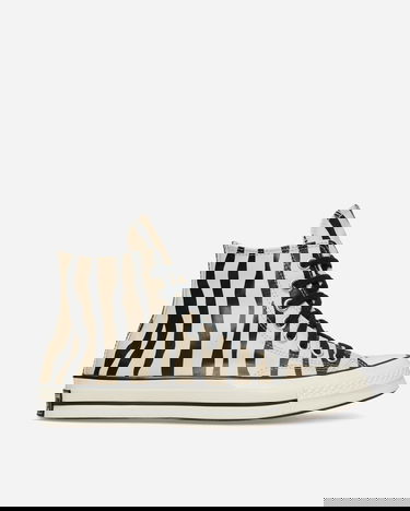 Кросівки та взуття Converse Chuck 70 Glow-In-The-Dark Zebra Print бежевий | A15032C, 1