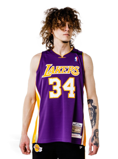 Джерсі Mitchell & Ness Authentic Jersey Los Angeles Lakers Shaquille O'Neill Фіолетовий | AJY4CP18186-LALPURP99SON
