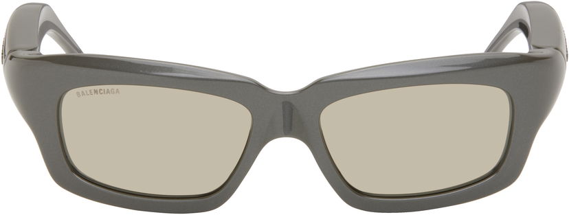 Сонцезахисні окуляри Balenciaga Balenciaga Rectangular Sunglasses Сірий | BB0385S-003