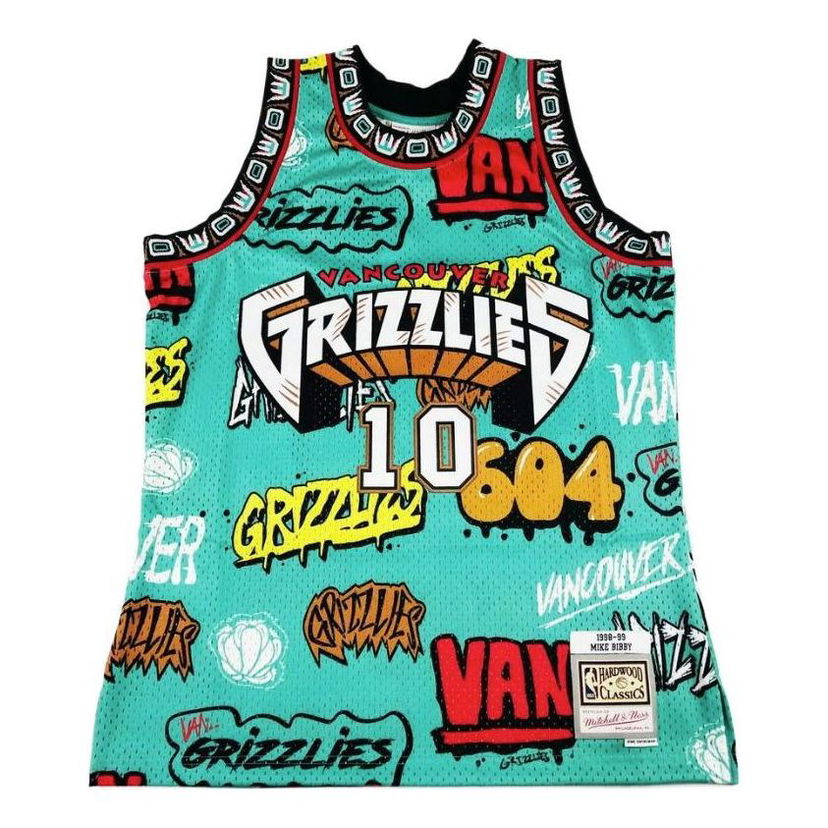 Джерсі Mitchell & Ness Mike Bibby Vancouver Grizzlies Swingman Jersey Бірюзовий | TFSM4768-VGR98MBITEAL