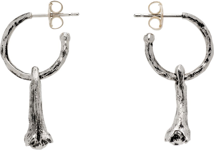 Сережки LEMAIRE Lemaire Silver Clove Drop Earrings Металік | JW0131 LO036