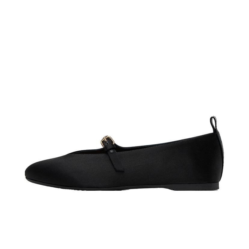Кросівки та взуття JW Anderson Satin Ballerina Flats чорний | ANW43033B 20110