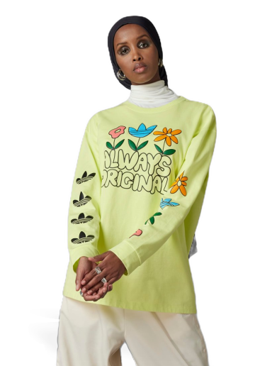 Футболка adidas Originals Always Original Graphic Tee Жовтий | HC5428