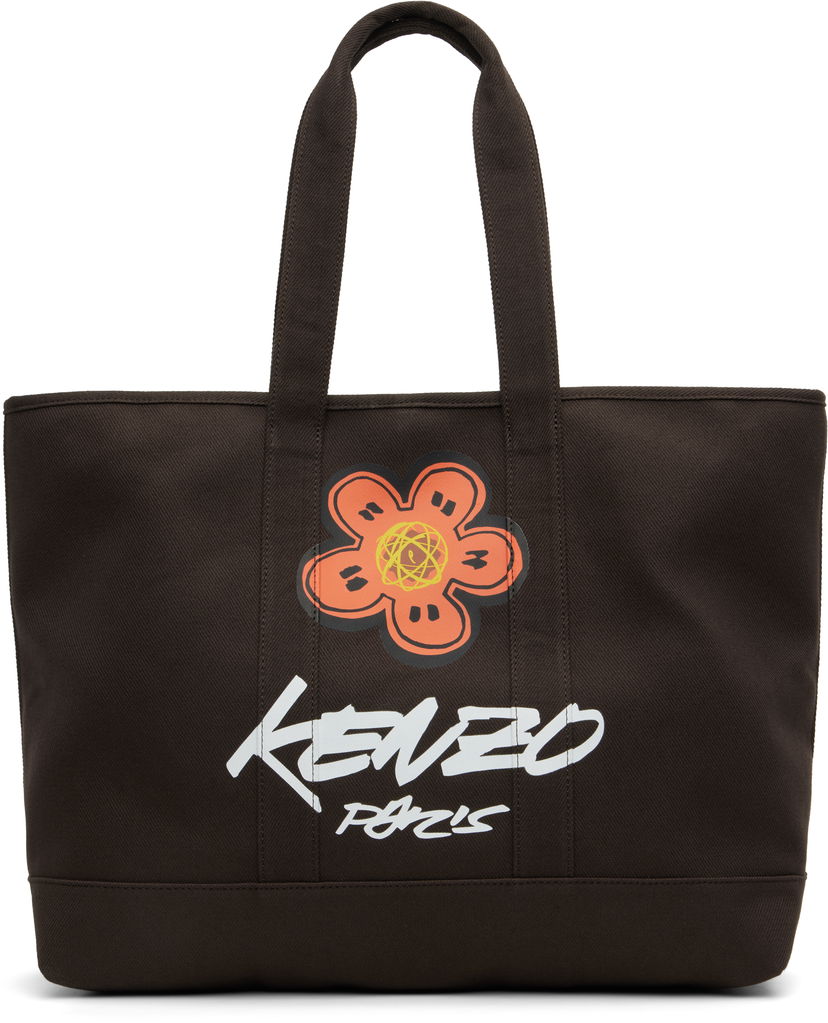 сумка-тоут KENZO Kenzo Paris Futura 2000 Edition Large Utility Tote Коричневий | FF68SA911F36