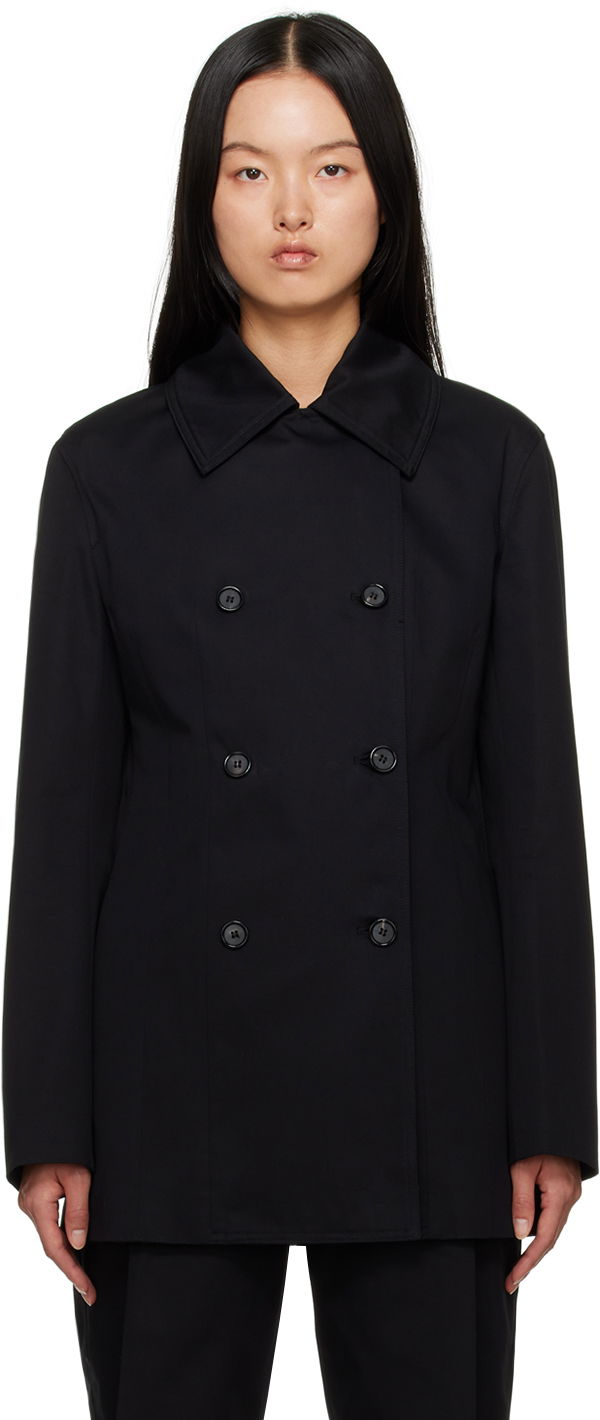 Куртка TOTEME Double-Breasted Blazer чорний | 233-1048-261