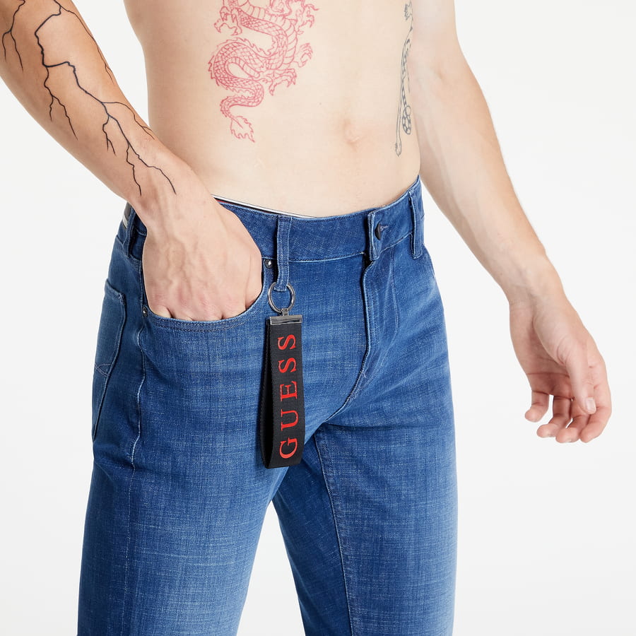 Джинси GUESS Tech Stretch Slim Tapered Jeans Синій | M2YAS2D4PM1-OFFI, 1