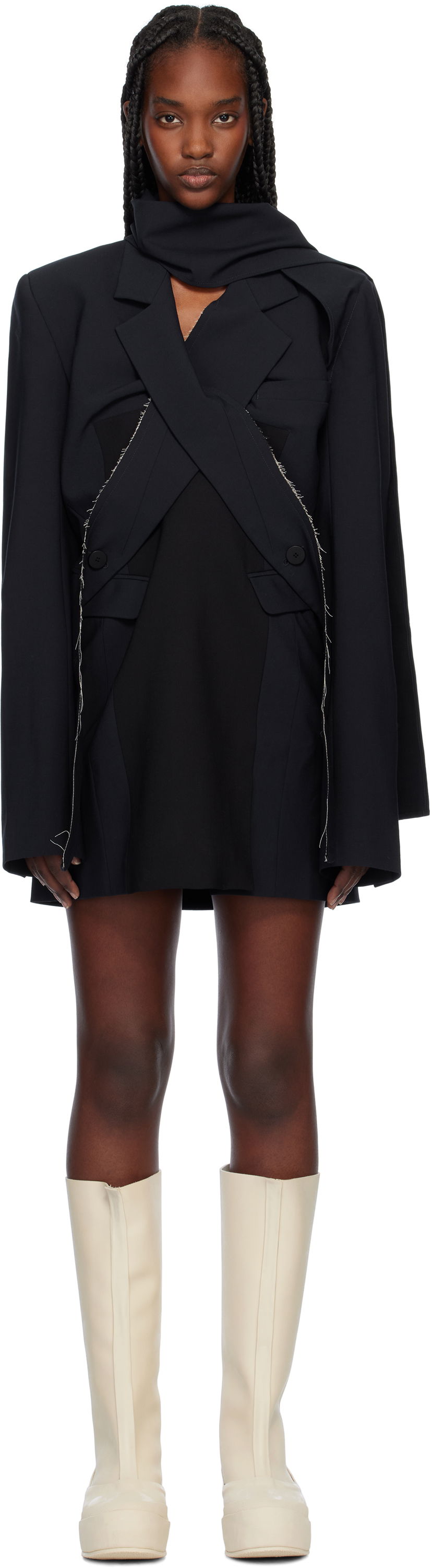 плаття Ottolinger Ottolinger Drape Suit Minidress чорний | 2223030102