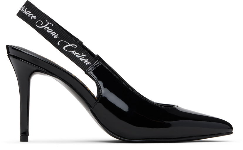 Догляд за взуттям Versace Versace Jeans Couture Scarlett Slingback Mid Heels чорний | E79VA3S52_EZS859